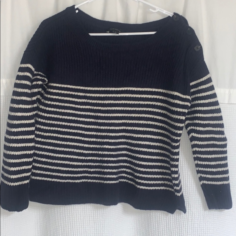 Ann Taylor navy sweater